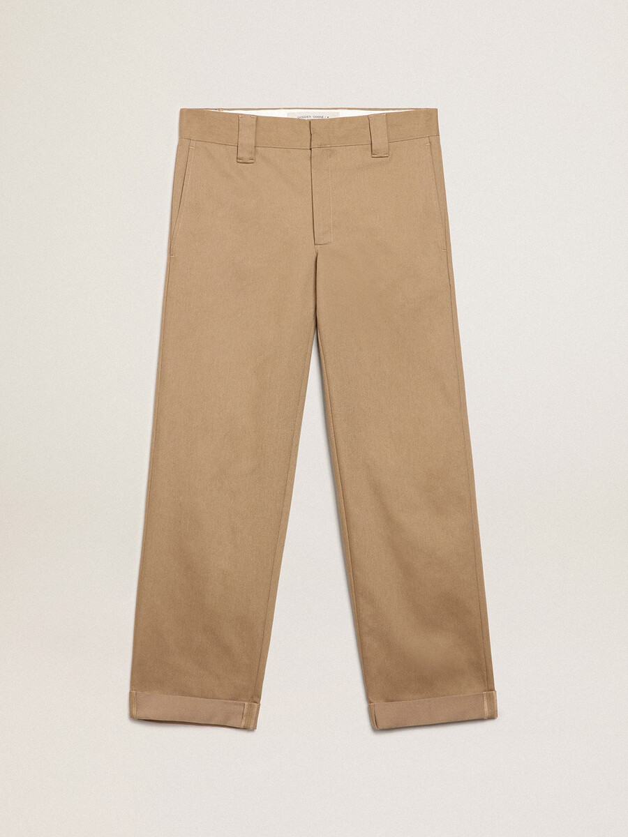 bež kaki chino hlače golden collection