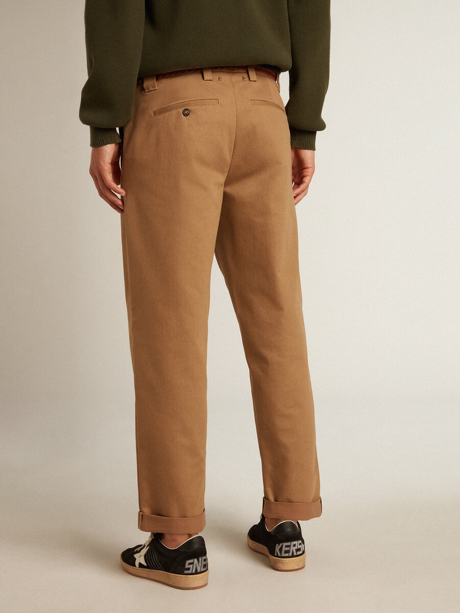 bež kaki chino hlače golden collection