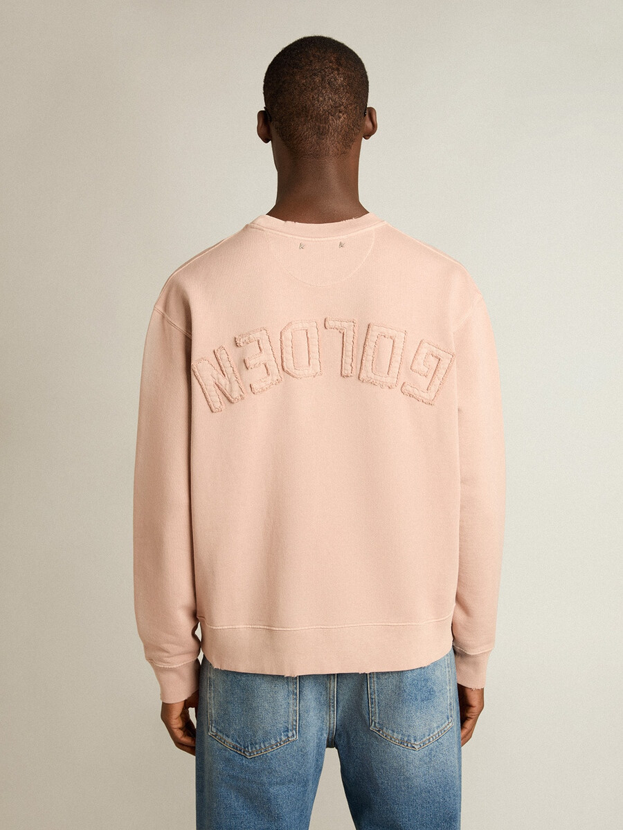 pulover roza pulover z logotipom na hrbtni strani - jersey capsule