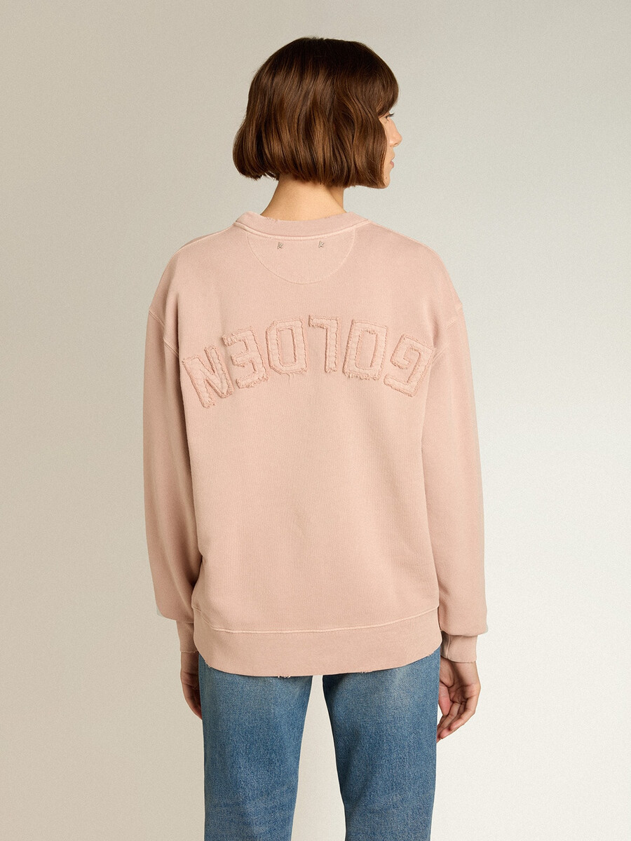 pulover roza pulover z logotipom na hrbtni strani - jersey capsule