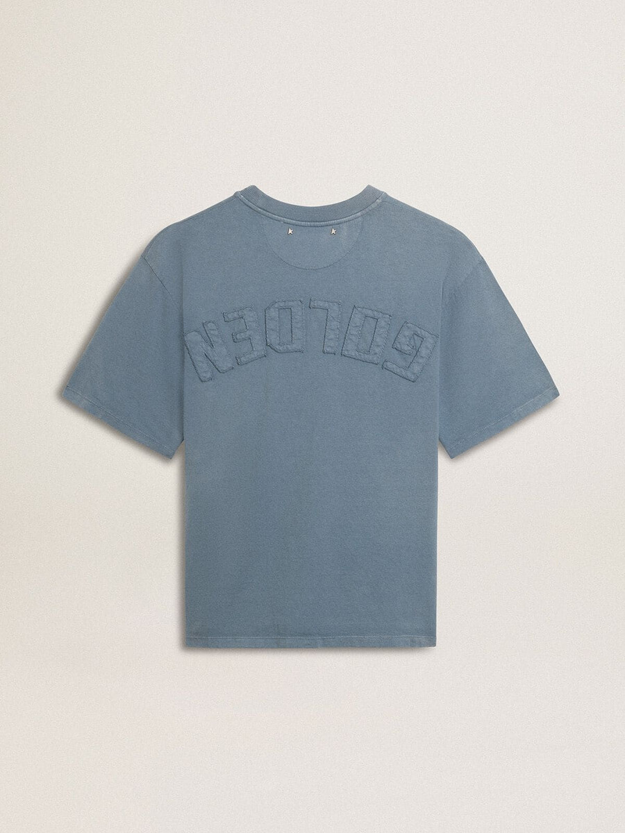 majica v svetlo modri barvi z logotipom na hrbtni strani - jersey capsule